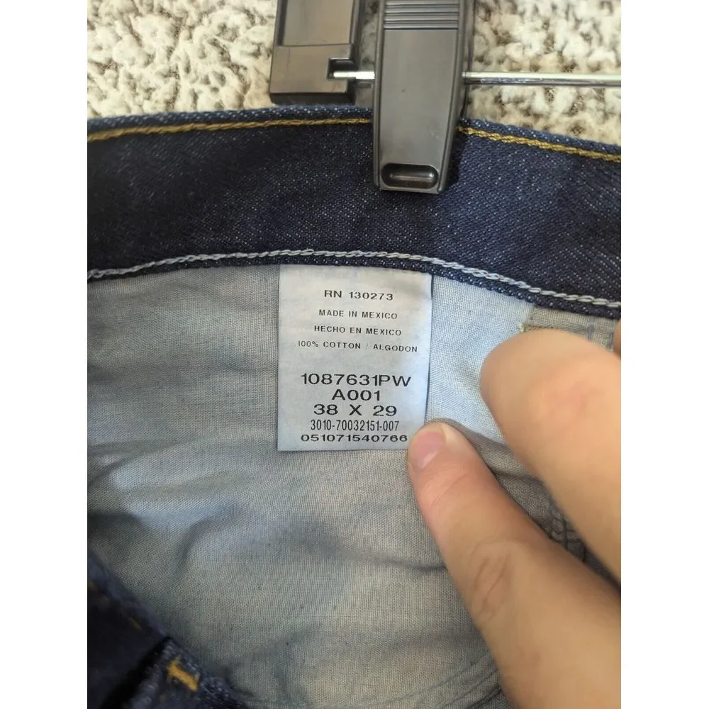 Brand‎ New Men's 38x29 Rustler by Wrangler Classic Regular Fit Strt. Leg Jeans